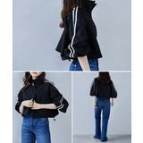 etoll エトル サイドラインナイロントラックジャケット | Fashion Letter | 詳細画像4 