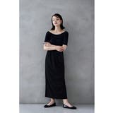 etoll エトル レトロドットクレープタイトスカート | Fashion Letter | 詳細画像5