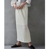 etoll エトル レトロドットクレープタイトスカート | Fashion Letter | 詳細画像8