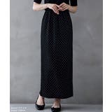 etoll エトル レトロドットクレープタイトスカート | Fashion Letter | 詳細画像10