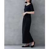 etoll エトル レトロドットクレープタイトスカート | Fashion Letter | 詳細画像11