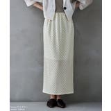 etoll エトル レトロドットクレープタイトスカート | Fashion Letter | 詳細画像13