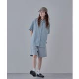 etoll エトル ハーフスリーブオーバーチェックシャツ | Fashion Letter | 詳細画像8