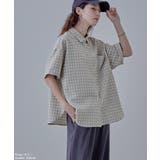 etoll エトル ハーフスリーブオーバーチェックシャツ | Fashion Letter | 詳細画像9