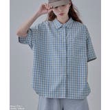 etoll エトル ハーフスリーブオーバーチェックシャツ | Fashion Letter | 詳細画像14