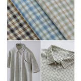 etoll エトル ハーフスリーブオーバーチェックシャツ | Fashion Letter | 詳細画像19