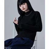 etoll エトル ボトルネックワイドリブニット | Fashion Letter | 詳細画像2 
