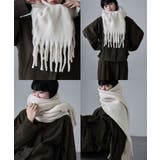 etoll エトル フリンジシャギーボリュームマフラー | Fashion Letter | 詳細画像4 