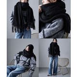 etoll エトル フリンジシャギーボリュームマフラー | Fashion Letter | 詳細画像8 