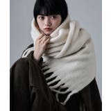 アイボリー | etoll エトル フリンジシャギーボリュームマフラー | Fashion Letter