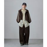 etoll エトル サイドラインスエード調トラックジャケット | Fashion Letter | 詳細画像11 