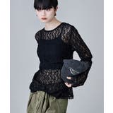etoll エトル レースサイドタックドレープトップス | Fashion Letter | 詳細画像3 