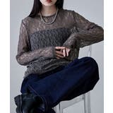 etoll エトル レースサイドタックドレープトップス | Fashion Letter | 詳細画像15 