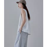 etoll エトル ショルダータックノースリーブTシャツ | Fashion Letter | 詳細画像13 