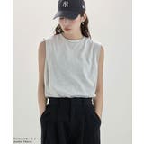 etoll エトル ショルダータックノースリーブTシャツ | Fashion Letter | 詳細画像14 