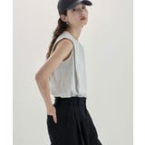 etoll エトル ショルダータックノースリーブTシャツ | Fashion Letter | 詳細画像15 