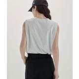 etoll エトル ショルダータックノースリーブTシャツ | Fashion Letter | 詳細画像16 