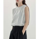 etoll エトル ショルダータックノースリーブTシャツ | Fashion Letter | 詳細画像18 
