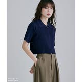 etoll エトル ポロ襟Wジップカーディガン | Fashion Letter | 詳細画像2