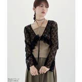etoll エトル レースリボンボレロカーディガン | Fashion Letter | 詳細画像12 