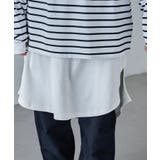 オフホワイト | Vネックレイヤードロングキャミソール レディース キャミソール | Fashion Letter