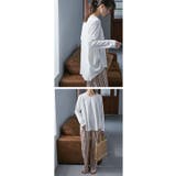 タックヘムコットンVネックカットソー レディース トップス | Fashion Letter | 詳細画像5 