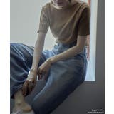 etoll エトル 五分袖ボートネックコットンリブT | Fashion Letter | 詳細画像10 