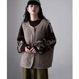 etoll エトル ライトボアジップベスト | Fashion Letter | 詳細画像7 