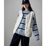 etoll エトル ライトボアジップベスト | Fashion Letter | 詳細画像14 