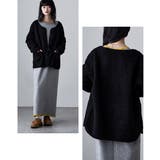 etoll エトル ノーカラーライトボアコート | Fashion Letter | 詳細画像4 