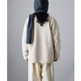 etoll エトル ノーカラーライトボアコート | Fashion Letter | 詳細画像14 