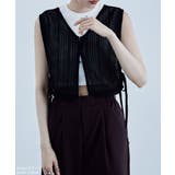 etoll エトル サイドリボンクロシェビスチェ | Fashion Letter | 詳細画像12 
