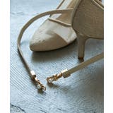 ベージュ | niana ニアナ パールモチーフベルト | Fashion Letter