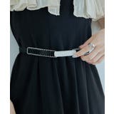 ブラック | niana ニアナ ラインパール | Fashion Letter