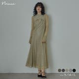 niana ニアナ バックオープンジオメトリックドレス | Fashion Letter | 詳細画像1