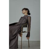 niana ニアナ バックオープンジオメトリックドレス | Fashion Letter | 詳細画像8