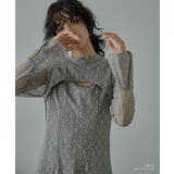 niana ニアナ バックオープンジオメトリックドレス | Fashion Letter | 詳細画像9