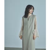 niana ニアナ ベルスリーブスリットドレス | Fashion Letter | 詳細画像15