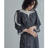 niana ニアナ フラワーレースタイトドレス | Fashion Letter | 詳細画像3 