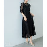 niana ニアナ ボリューム袖レースフレアドレス | Fashion Letter | 詳細画像15