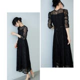 niana ニアナ ボリューム袖レースフレアドレス | Fashion Letter | 詳細画像16