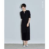 niana ニアナ ジャガードキーネックコクーンドレス | Fashion Letter | 詳細画像4 