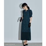 niana ニアナ ジャガードキーネックコクーンドレス | Fashion Letter | 詳細画像10 