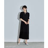 niana ニアナ ジャガードキーネックコクーンドレス | Fashion Letter | 詳細画像15 