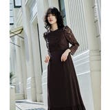 niana ニアナ レースブラウスレイヤードショルダーデザインドレス | Fashion Letter | 詳細画像2