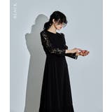 niana ニアナ レースブラウスレイヤードショルダーデザインドレス | Fashion Letter | 詳細画像5