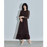 niana ニアナ レースブラウスレイヤードショルダーデザインドレス | Fashion Letter | 詳細画像7