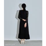 niana ニアナ レースブラウスレイヤードショルダーデザインドレス | Fashion Letter | 詳細画像16