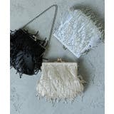 niana ニアナ ビーズフリンジがま口パーティーバッグ | Fashion Letter | 詳細画像2