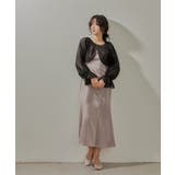 niana ニアナ パールボタンドットシアーボレロ | Fashion Letter | 詳細画像4